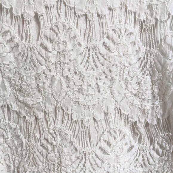 Alice Blue Stitch Fix lacy top Women's Sz L lined - Picture 2 of 3